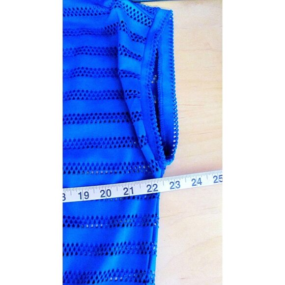 Calvin Klein Swim Cover-Up Royal Cobalt Blue Eyele - Picture 10 of 10